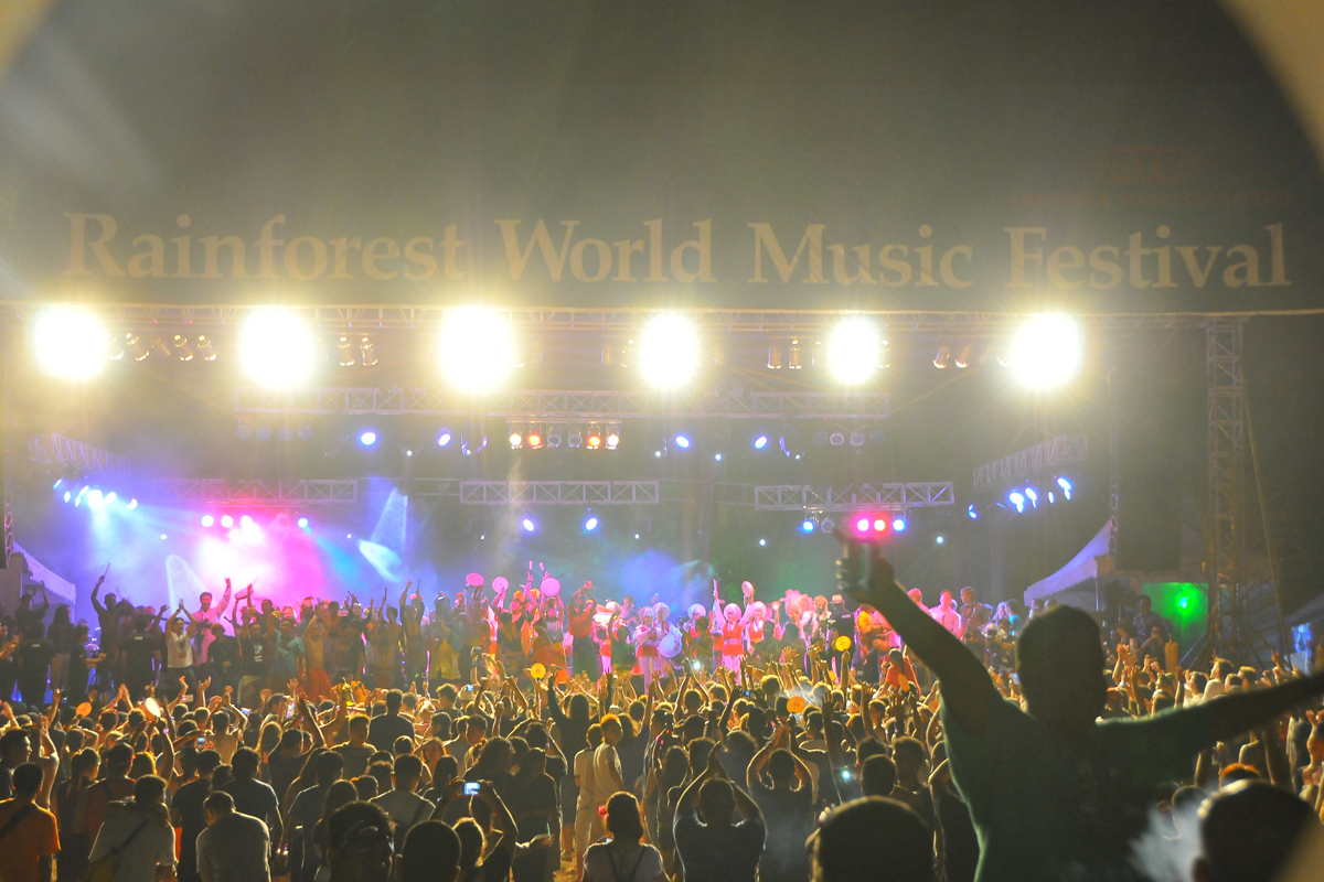 World music rocks the rainforest