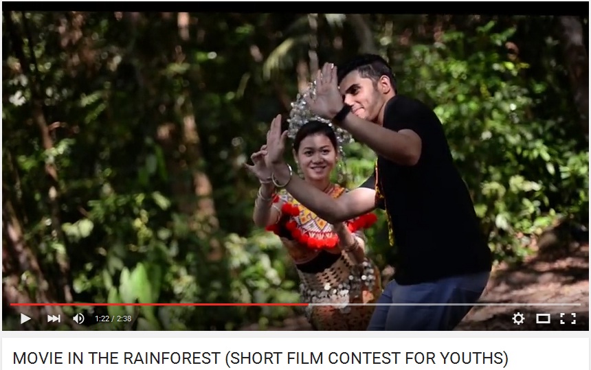 Azam Movie in rainforest