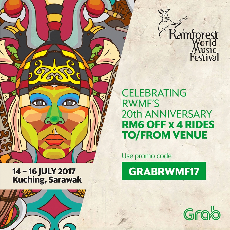 Grab A Ride To The RAINFOREST FESTIVAL With GRAB