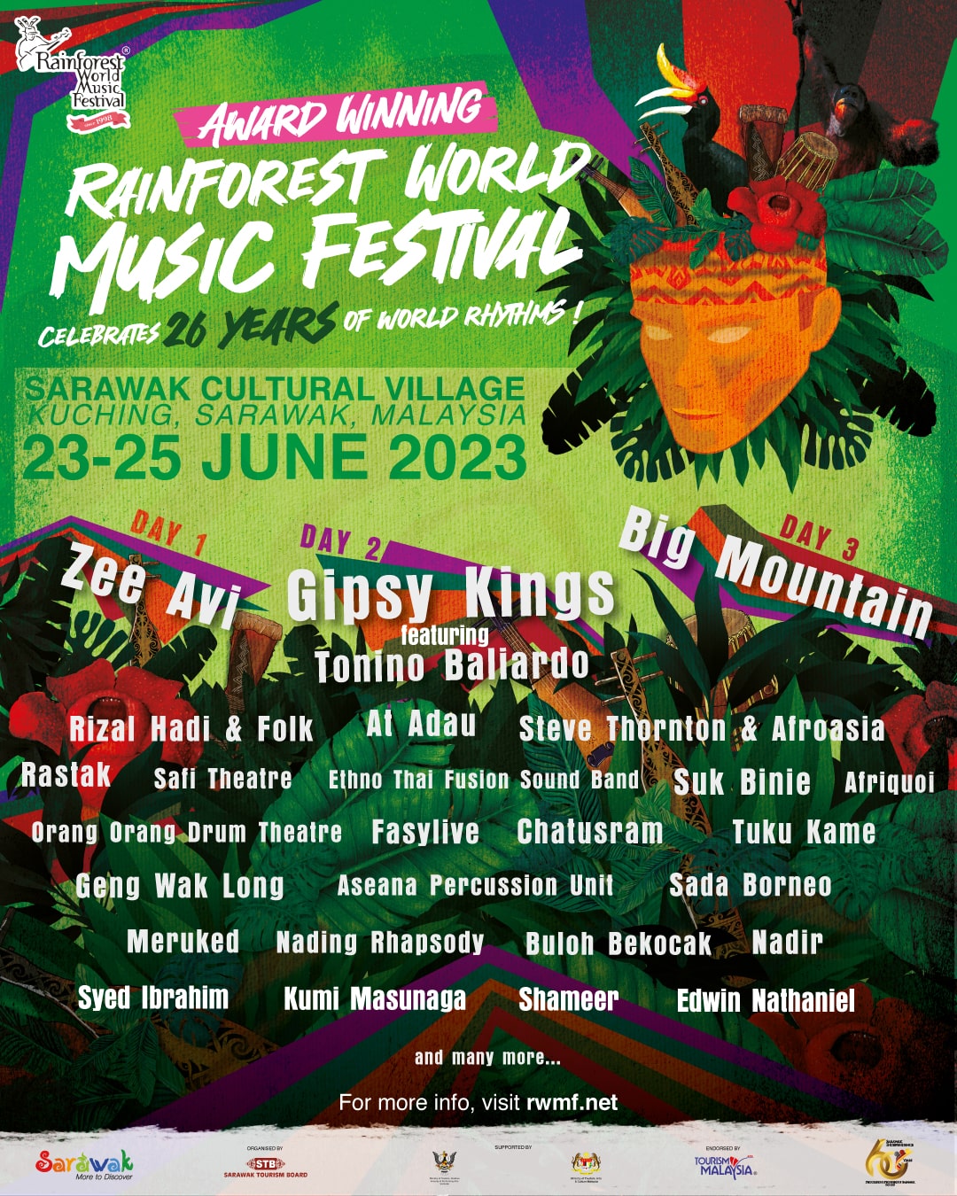 Performers Rainforest World Music Festival